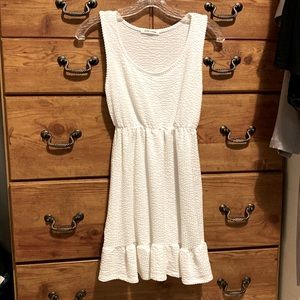 NWOT white mini dress